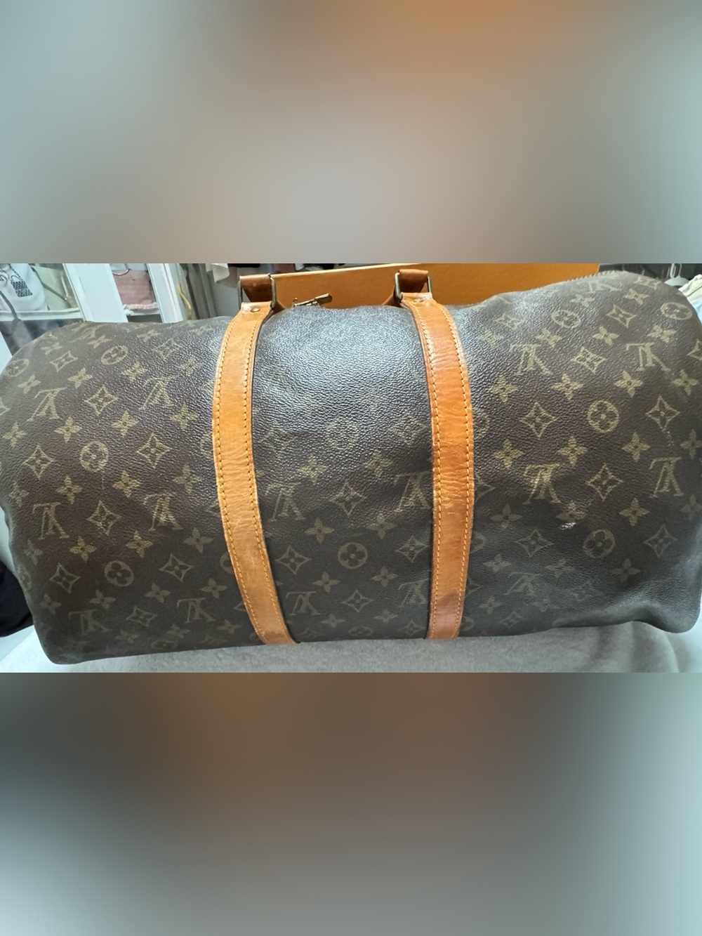 Louis Vuitton Monogram Canvas Duffel Bag - Brown/Tan - Picture 1 of 10